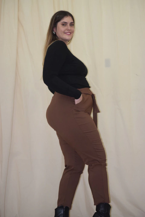 Pantalón EVELYN con lazo (P040)