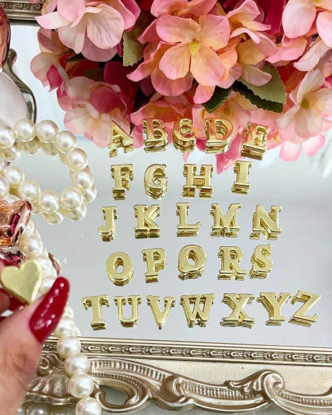 LETRA PARA CALCINHA - ALFABETO COMPLETO 26 UNIDADES LETRAS