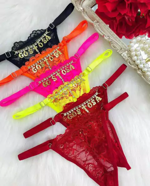 GOSTOSA - Calcinha sexy strass