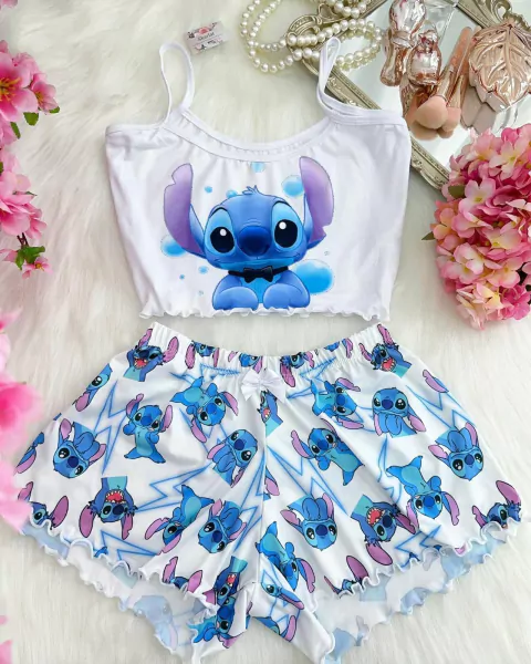 Pijama Virginia stitch - GRAVATINHA