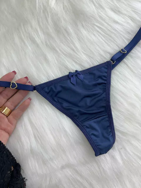 Calcinha Lari - AZUL ESCURO
