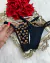 Calcinha Love - PRETO COM DOURADO