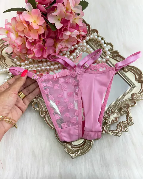 Calcinha Love - ROSA CLARO HERA