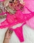 Conjunto sem bojo Love - PINK NEON