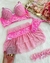 Lingerie Romance - bicolor ROSA CLARO HERA COM BRANCO