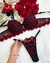 Conjunto Love com bojo - PRETO COM VERMELHO - comprar online