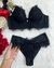 Conjunto Cristal TULE CORAÇÃO - PRETO