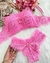 Conjunto Encanto TULE CORAÇÃO - ROSA HERA