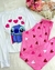 Pijama Virginia de inverno - Stitch coração