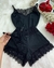 Baby Doll Encanto - PRETO LISO