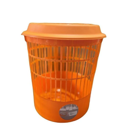 CESTO PARA ROPA CON TAPA MAKE - comprar online