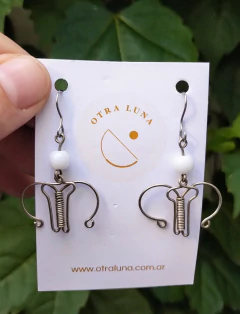 Aros colgantes útero - tienda online
