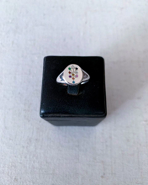 Anel Letra Ayin / Sefirot Biná - Tiferet - (cópia) - buy online