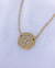 Colar Com Medalha Árvore da Vida de Zircônias