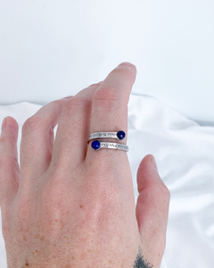 Anel 72 Nomes de Deus com Lápis Lazuli - comprar online