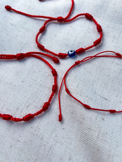 Pulseira Vermelha com 7 nós - comprar online
