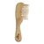 Pente de Bambu. 100% biodegradável que não quebra os fios e deixa o cabelo bem alinhado. Acessório obrigatório da bancada. Compre Terral na Make a Pause.