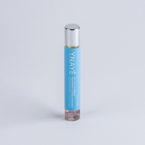 Roll-On Relaxamento com Óleo vegetal de semente de uva, óleos essenciais de Lavanda, Bergamota e cristal Ametista. Lavanda age como relaxante, calmante, insônia e ansiedade nervosa. Cristal, suas energias purificam os ambientes. Compre aromaterapia na Mak