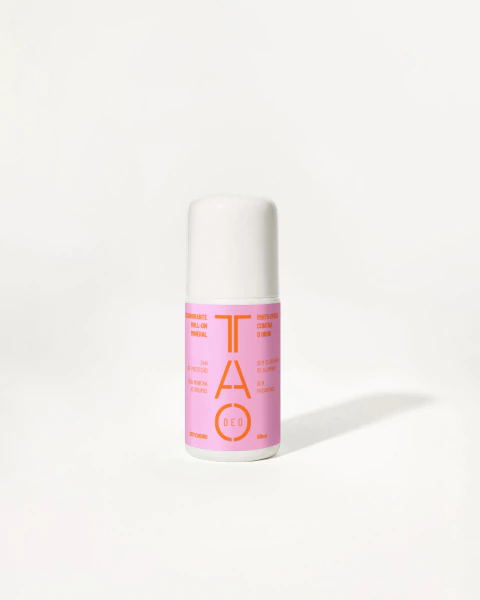 Desodorante Natural Roll-on Sem Cheiro 60ml oferece proteção eficaz contra odores, respeitando a saúde da pele e o meio ambiente. Sua fórmula vegana é livre de alumínio, parabenos e fragrâncias artificiais. Compre TAO Deo na Make a Pause.