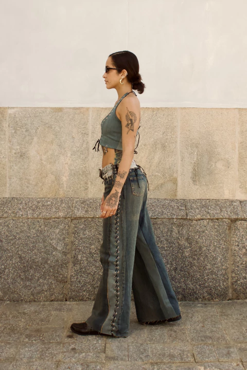 CALÇA JADE - PEÇA ÚNICA - comprar online