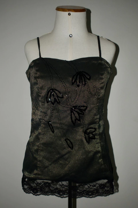 CORSET VINTAGE BORDADO