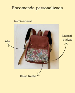 Mochila Açucena / encomenda personalizada