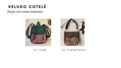 Shoulder bag/ encomenda personalizada - Campana