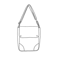 Bolsa-mochila Carteiro / encomenda, vc escolhe a combinação. - comprar online