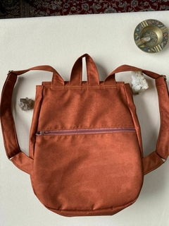 Imagem do Mochila 2 fivelas floral tapeçaria / encomenda