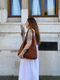 Bolsa Pirâmide marrom - Campana