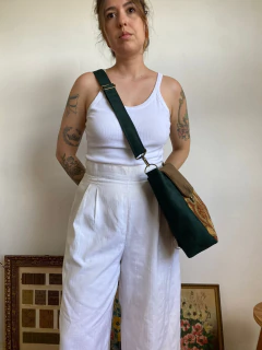 Bolsa Mochila Carteiro verde na internet