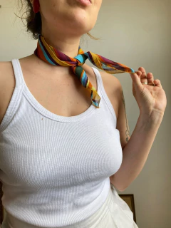 Lenço 4 colorido - loja online