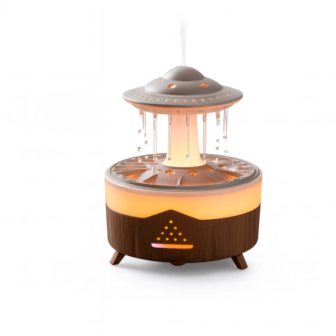 HUMIDIFICADOR OVNI LED CON EFECTO NIEBLA - MODELO 267