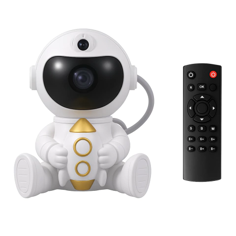 PROYECTOR ASTRONAUTA CON PARLANTE SENTADO *