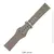 Malla de Simil Cuero (slicona) Pequeña para reloj w26+ y otros - Unistore
