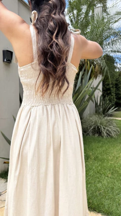 Vestido Viscolinho Natural - M de Menina