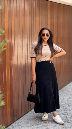 Saia Midi Tricot na internet