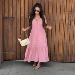 Vestido Leila Poá Rosa - comprar online