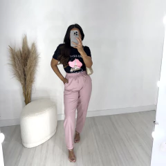 Calça linho barra Italiana - comprar online