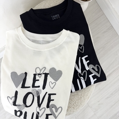 T-shirt Let Love na internet