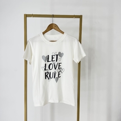 T-shirt Let Love - M de Menina