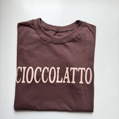 T-shirt Chocolate - M de Menina