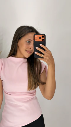 Blusa Domênica Rosa