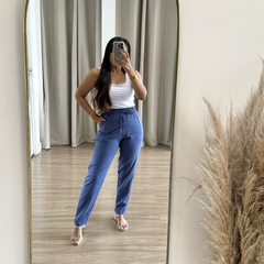 Calça linho barra Italiana - loja online