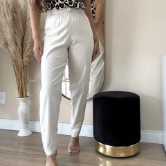 Calça linho barra Italiana - comprar online