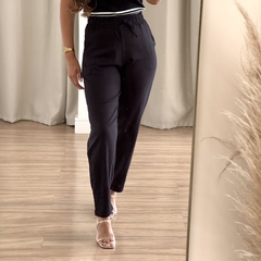 Calça linho barra Italiana - M de Menina
