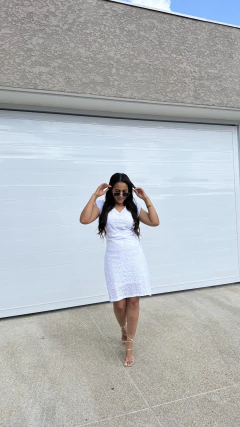 Vestido Laise Branco - M de Menina