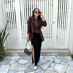Blazer Miami Alfaiataria Marrom - loja online
