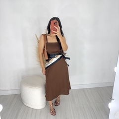 Vestido Linho Mel - comprar online