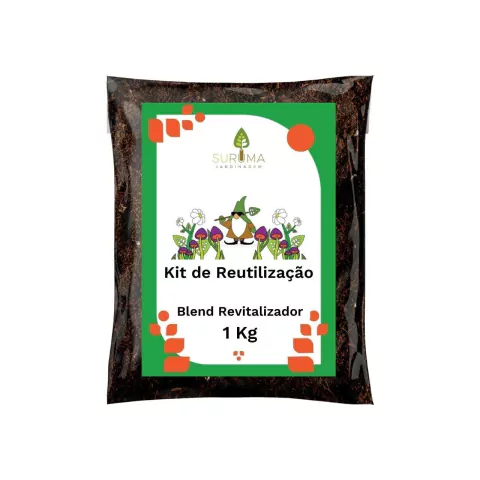 Blend Revitalizador - REABASTECE ATÉ 100 LITROS DE SUBSTRATO VELHO (KIT DE REUTILIZAÇÃO)